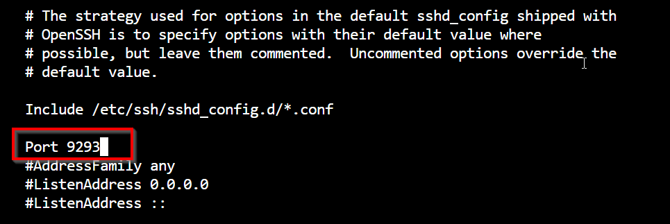 SSH config